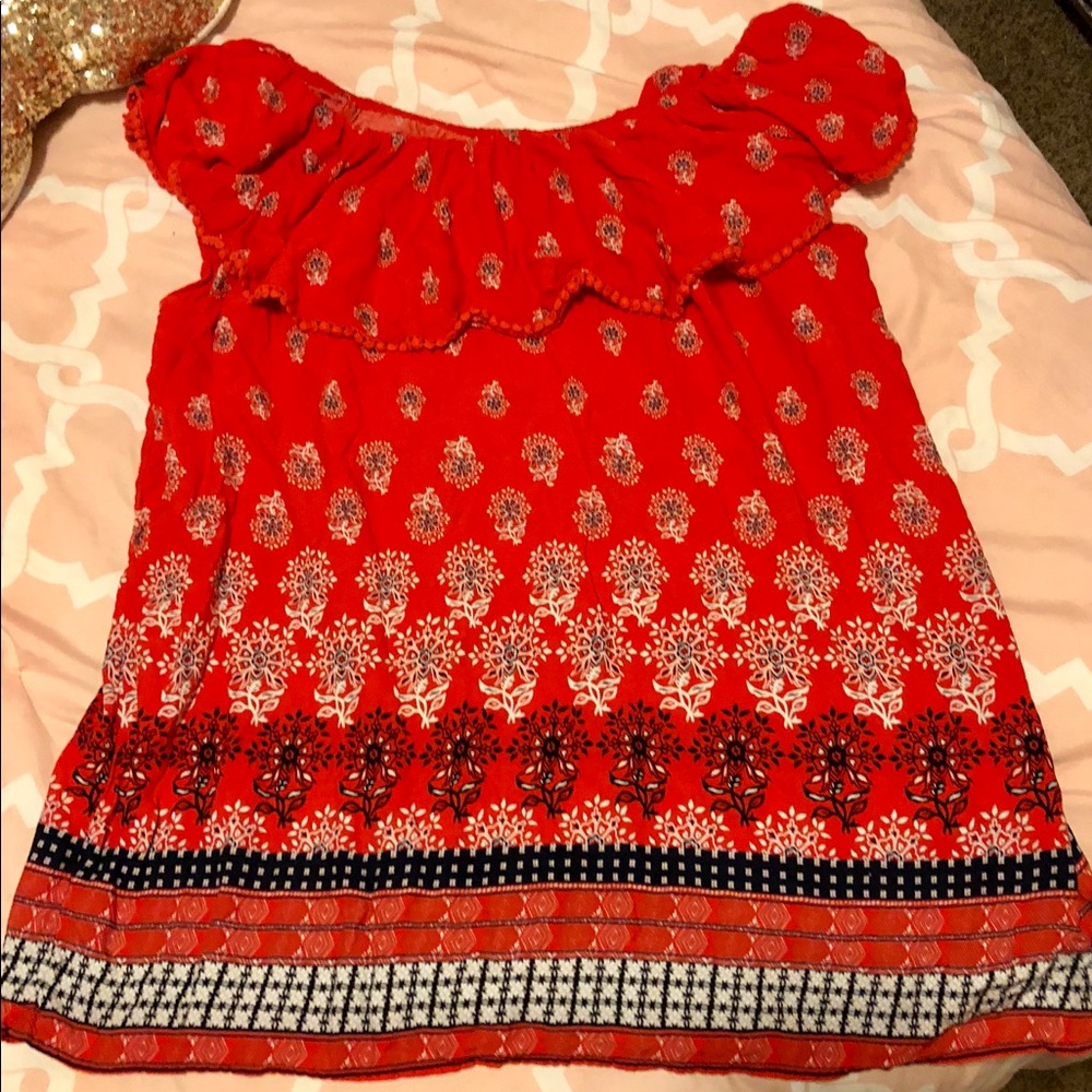 Faded glory off the shoulder top